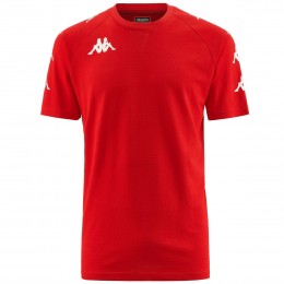 Kappa T-Shirt Ancone Rosso/Rosso scuro